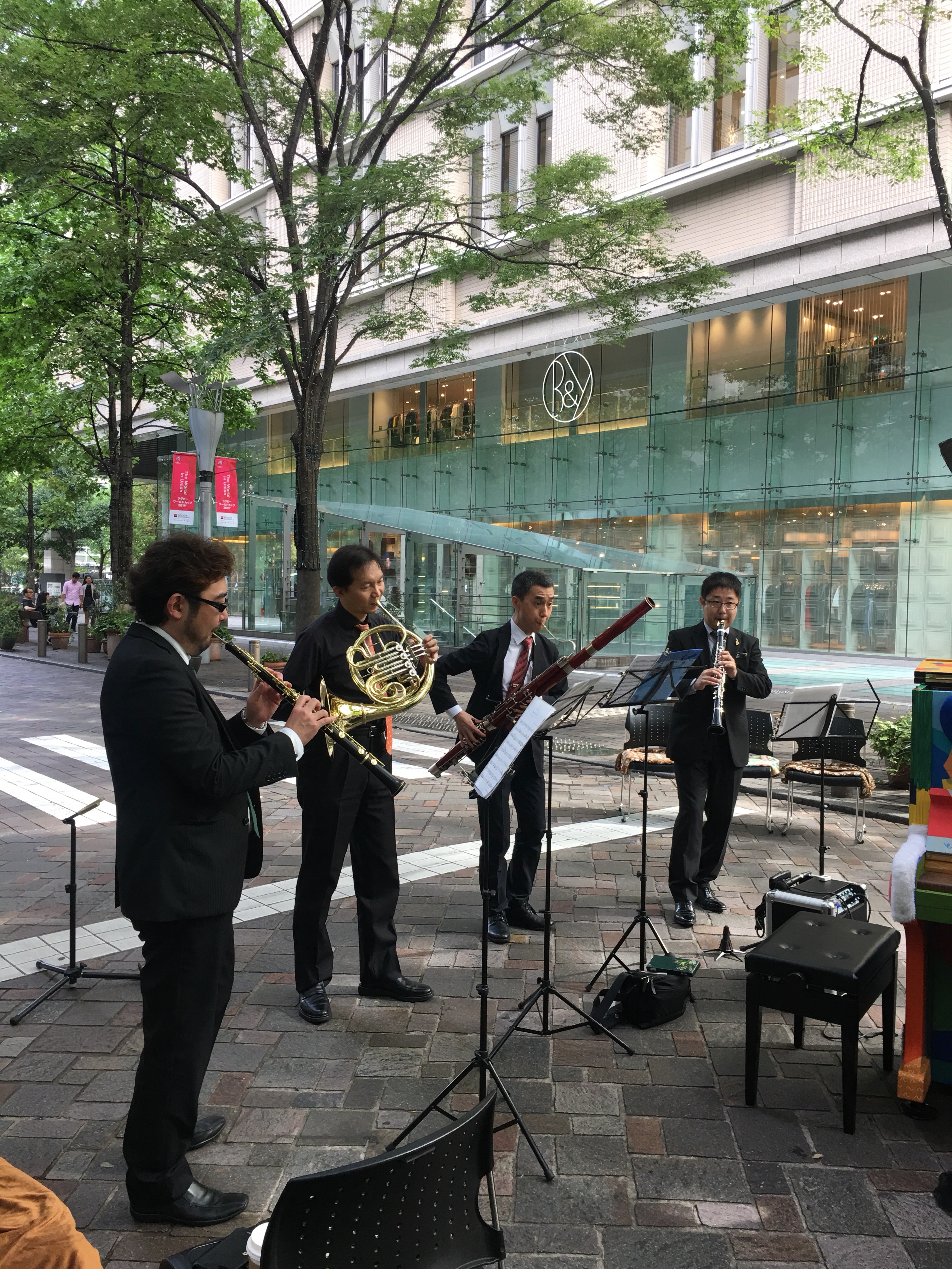 Marunouchi Street Music Day ♪ | nana piano lessons