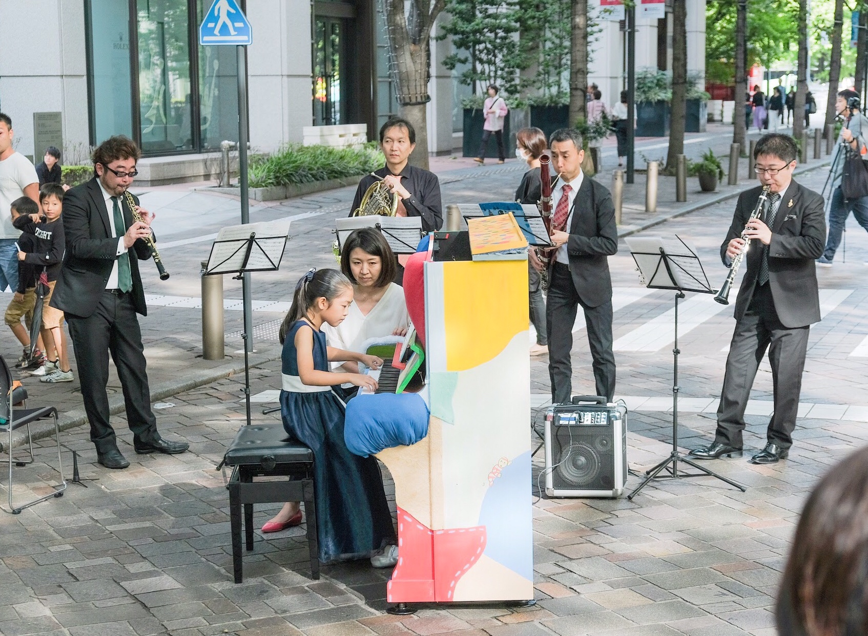 Marunouchi Street Music Day ♪ | nana piano lessons
